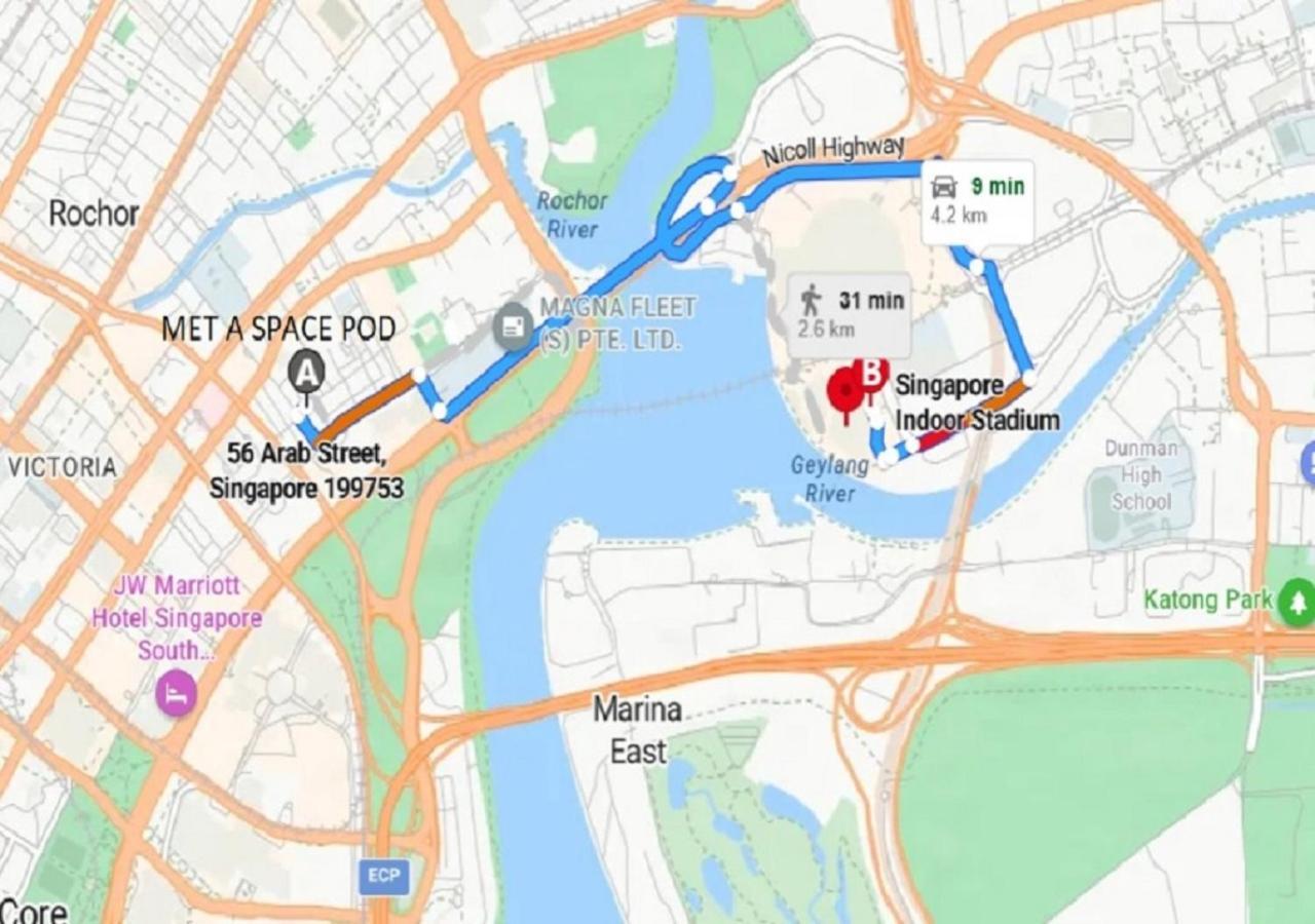 遇见太空胶囊酒店@阿拉伯街 新加坡 外观 照片